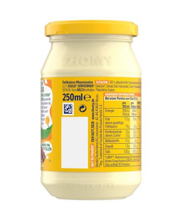 Buy Thomy Delikatess Mayonnaise 80% (250ml) - Premium Flavor & Quality Ships Internationally - Buy Online on GoSupps.com