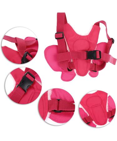 BTSKY Fluff Butterfly Baby Toddler Walking Harness with Safety Rein - Kids Anti-Lost Harness Leash Strap Belt Pink - Buy Online on GoSupps.com