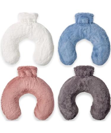 Polar White Luxury Hot Water Bottle with Soft Fluffy Faux Fur Cover - 1.8L Capacity - Buy Online on GoSupps.com