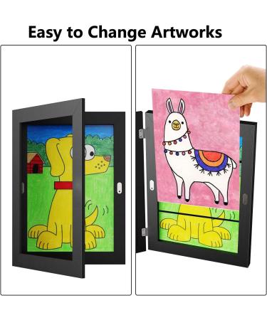 Laugigi A4 Picture Frame Set for Children's Drawings - Front Opening Art Frame for 150 Pictures - International Shipping Available - Buy Online on GoSupps.com