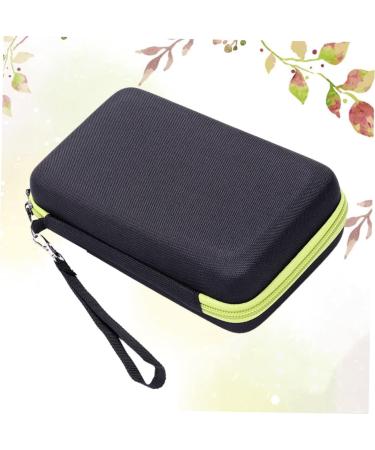 Minkissy Leather Pocket for Men | Electronics Organizer Travel Case & Makeup Bag | Durable EVA Travel Accessories & Razor Bag - Buy Online on GoSupps.com