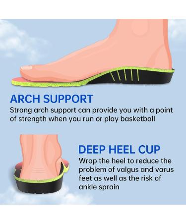 NICE CARE Arch Support Insoles for Women, Pink, Size 5-7 | Orthotic Inserts for Plantar Fasciitis & Flat Feet - Buy Online on GoSupps.com