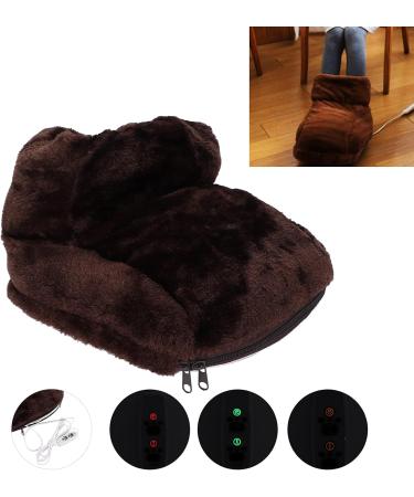 Natudeco USB Electrical Heating Shoes & Foot Soles Massage Device | Relax & Relieve Tension | Ideal for Home & Office - Buy Online on GoSupps.com
