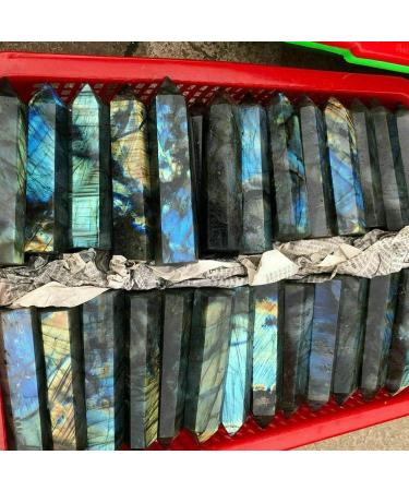 ENPAP Natural Stone Labradorit Obelisk Quartz Tower (Size: 700-750g) xingyong (Size: 500g-550g) - Buy Online on GoSupps.com