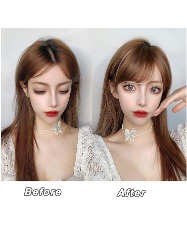 Bangs Hair Clip Clip in Bangs Thin Natural Fake Fringes Hairpiece Front Clip on Air Bangs Straight Fringe Bang Hair Extensions Fake Hair Pieces for Women Bangs Clip in Hair (Color : Dark brown) - Buy Online on GoSupps.com