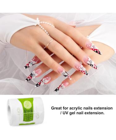 Coniya 100 Nail Form Stickers - Butterfly Shape Nail Art Extensions for Acrylic & UV Gel - Multi-Color Adhesive Tools with Instructions - Buy Online on GoSupps.com