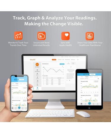 iHealth Gluco Plus Smart Blood Glucose Meter Kit with Wireless Monitor, Lancing Device, Lancets, and Carrying Case - 10 Count - Buy Online on GoSupps.com