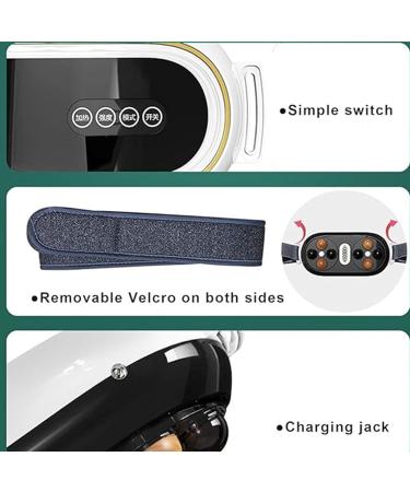Shaple Heated Waist Belt - Electric Massage Belt with 2 Heat Settings for Dysmenorrhea Back Pain & Stomach Relief | International Shipping - Buy Online on GoSupps.com