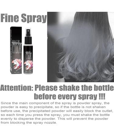 Temporary Hair Dye Hair Colour Liquid Gray Color Instant Hair Dye for Christmas Halloween Birthdays Party Cosplay Christmas - Buy Online on GoSupps.com