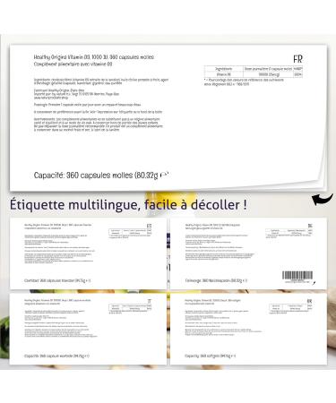 Healthy Origins Vitamin D3 1 000 IU 360 Capsules High Dosed Soy Free Gluten Free Non-GMO - Buy Online on GoSupps.com