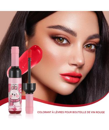 Wine Lipstick | Lip Tint - Matte Waterproof Liquid Wine Tint Beauty Makeup for Dates Family Gatherings Seduction - Buy Online on GoSupps.com