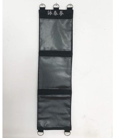 Canvas & PU Leather Wing Chun Wall Punching Bag - Three Sections (Unfilled) - Buy Online on GoSupps.com