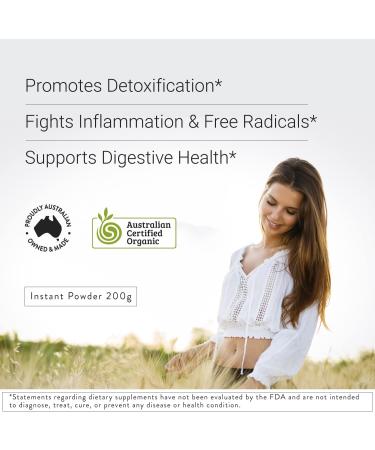 Melrose Essential Greens Superfood Powder - Organic Gut Health & Detox Blend with Wheatgrass, Barley, Chlorella & Spirulina - Gluten-free, Vegan, Non-GMO - ACO Certified - 1 Month Supply - Buy Online on GoSupps.com