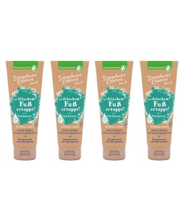Pack of 4 Dresdner Essence Foot Balm Caught on Fresh Feet 4 x 75 ml