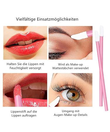 Vegcoo 300-Piece Makeup Brush Set | 150 Lipstick & Eyelash Brushes | Disposable Magic Mascara & Lip Brushes for Perfect Lips Makeup - Buy Online on GoSupps.com