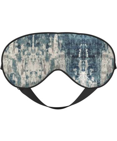 Buy Abstract Blue Print Soft Eye Mask - Perfect Sleep Mask for Men & Women | Travel & Sleep Comfort - Buy Online on GoSupps.com