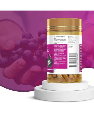 Healthy Care Grape Seed 58000 200 Capsules - Buy Online on GoSupps.com