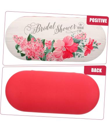 Healvian Double-Layer Glasses Case Kit | Hard Shell 2-in-1 Organizer for Kids | Flocked Cloth Red 16.5x7x5.5cm - Buy Online on GoSupps.com