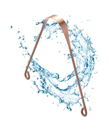 1x Ayurveda tongue cleaner made of 100% copper - tongue scraper from India