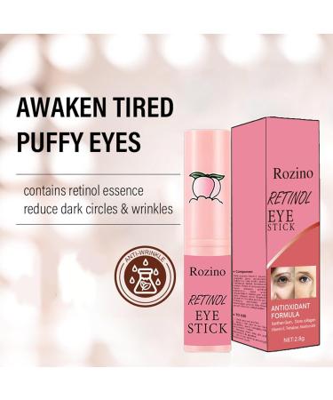2 Pack Retinol Eye Stick with Vitamin C Anti-Wrinkle Retinol Cream Anti-Aging Retinol Moisturizing Balm for Dark Circles Under Eyes Fine Lines Puffiness - Buy Online on GoSupps.com