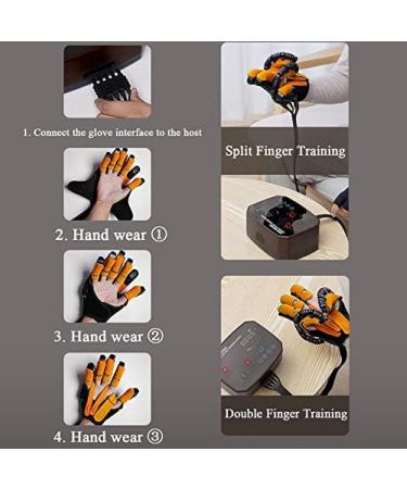 Rehabilitation Robotic Gloves Hempiplegia Stroke Paralysis Arthriti Patients Physical Reabilitech Therapy Finger Function Training Recovery Device Hand Rehab Training Robot Gloves Left M 3POUR3 Left M - Buy Online on GoSupps.com
