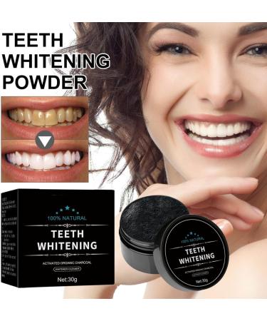 Natural Charcoal Tooth Elevator Powder for Whitening & Cleaning | 2 Pieces - Activated Carbon Tooth Care - Buy Online on GoSupps.com