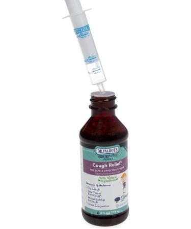 Dr. Talbot's Children's Cough Relief Liquid Medicine - Natural Elderberry Juice Flavor - 4 Fl Oz (Pack of 1) - Buy Online on GoSupps.com