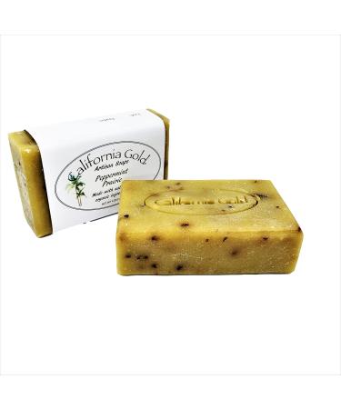 California Gold Artisan Peppermint Prairie Soap | Natural Organic Wheat & Barley Grass | 1-4 oz Bar - Buy Online on GoSupps.com