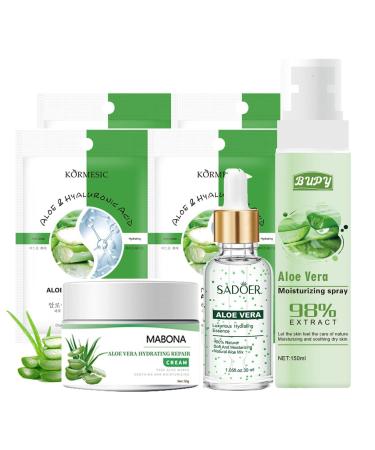 Skincare Gift Set Women - Skin Care Sets & Kits - ALOE VERA Skincare Sets - Teenage Girls Gifts - Pamper Sets For Women Gifts - Skincare Gifts - Women Gift Sets for All Skin Types