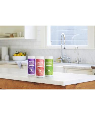 Method All-Purpose Cleaning Wipes - Pink Grapefruit Multi-Surface Compostable 70 Count (Pack of 6) - Eco-Friendly Cleaning Solution for Home & Office - Buy Online on GoSupps.com