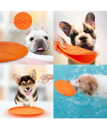 Zhouhon 3-Pack Flying Rubber Dog Toys - Perfect for Outdoor Fun Training Throwing & Catching - Buy Online on GoSupps.com
