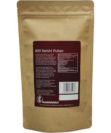 Reishi Bio Powder 200g - Premium Quality from Slovenia | Sustainable EU Production | German Brand | High Product Safety - Buy Online on GoSupps.com