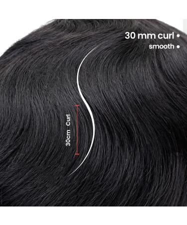 Shop Lordhair Knotless Toupet for Men - Skin Injected Human Hair System 8x10 Inch Base Natural Black 1A# | Lightweight & Medium Density - Buy Online on GoSupps.com
