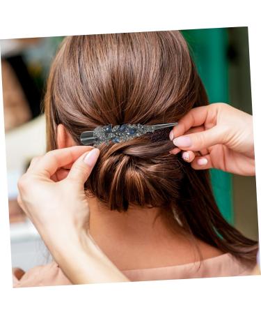 MAGICLULU Rhinestone Barrettes for Women Decorative Hair Clips for Womens Hair Rhinestone Duck Bill Hair Clips Rhinestone Hair Honey Brows Alligator Hair Clips Crocodile Hair Clips Crystal - Buy Online on GoSupps.com