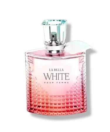 LA BELLA White Pour Femme Women. Eau de Parfum 3.4 oz. Floral Fruity Gourmand fragrance for women. - Buy Online on GoSupps.com