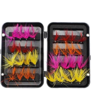 Emiif Fly Fishing Flies Set - 32PCS Dry/Wet Nymphs & Ants for Bass Trout Salmon - Premium Quality International Shipping - Buy Online on GoSupps.com