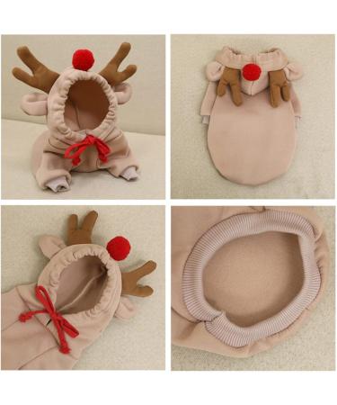 Dog Hoodie - Elk Fruit Shape Cold Weather Costume for Puppies & Cats | Sizes S M L XL - Shop Now! - Buy Online on GoSupps.com