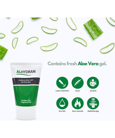 Alhydran After Care for Skin | 100ml - Scars, Dry Skin, Eczema, Itching, Burns, Wounds | Post-Radiotherapy & Surgery Skin Relief - Buy Online on GoSupps.com