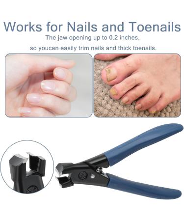 Nail Clippers for Men Toenail Clippers for Thick Nails Ultra Wide Jaw Opening Nails Cutter with Nail File Manicure Fingernail Clipper for Ingrown Manicure Tough Nails - Buy Online on GoSupps.com