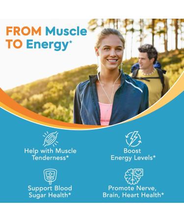 Surebounty Magnesium Malate - 410mg (45mg Elemental Magnesium) Morning MAG Regimen for Energy & Muscle - 90 Easy-to-Swallow Capsules - Buy Online on GoSupps.com