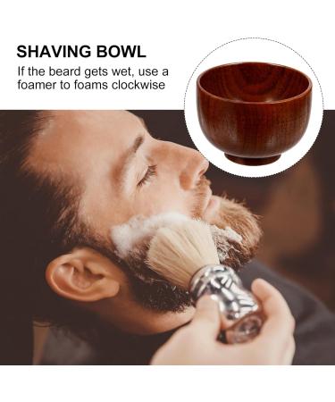 Patkaw Wood-Shaving Bowl for Men | Perfect for Wet Shaving & Razor Cream Soap | Durable & Easy Foaming - Buy Online on GoSupps.com