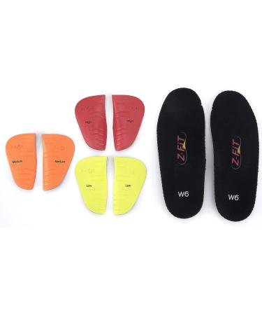 Z-CoiL Men's Z-Fit Black Custom Arch Insole - Size 13 M - Buy Online on GoSupps.com