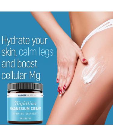 Magnesium Flakes with Vitamin C and Nighttime Magnesium Cream combo - Buy Online on GoSupps.com