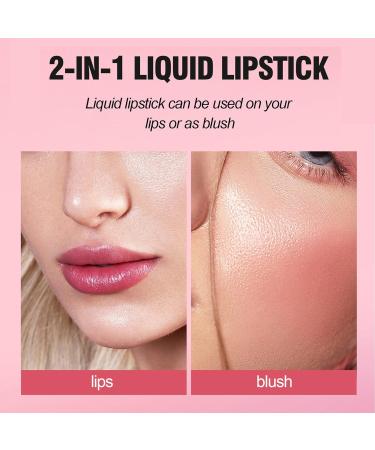 Shop 6 Colors Lip Tint Stain Set | Korean High Pigment Lip Gloss & Cheek Tint - Long-lasting Moisturizing & Waterproof - Buy Online on GoSupps.com