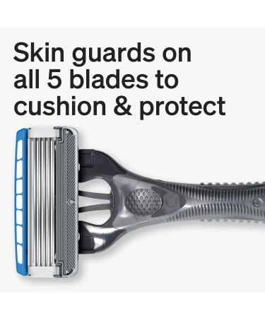 Schick Hydro 5 Disposable Razors for Men - Hydrating Gel Reservoir 3 Count | International Shipping - Buy Online on GoSupps.com