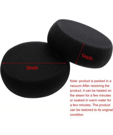6PCS Round Foam Painting Sponges - Ideal for Acrylic & Watercolor Painting, Staining, DIY Crafts - Black - Buy Online on GoSupps.com