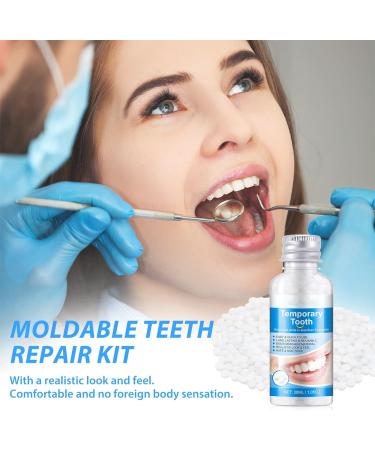 Temporary Tooth Filling Tooth Filling Repair Kit False Teeth for Temporary Tooth Filler Chipped Tooth Repair Kit for Broken & Missing Teeth Replacement (Tooth Repair Kit) - Buy Online on GoSupps.com