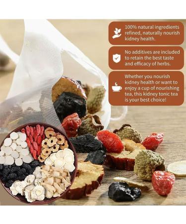 Mulberry Ginseng Herbal Tea Six Treasure Ginseng Tea G-inseng Tea - Chinese Kidney Care for Men Women - 25 Bags - Buy Online on GoSupps.com