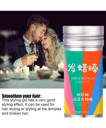 Wax Stick for Hair | Hyaluronic Acid Hair Wax Stick | 98g Wax Stick for Hair Hair Pomade Stick Hair Stick Wax Hair Pomade Stick Non-Greasy Styling Wax for Frizz Hair Pochy - Buy Online on GoSupps.com