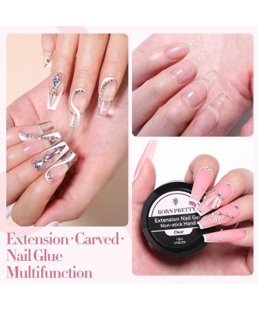 Non Stick Clear Nail Gel for Hand Extension by BORN PRETTY - Buy Online on GoSupps.com
